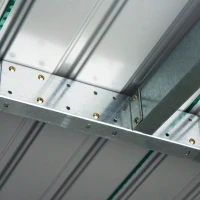 Outsunny Metalen gereedschapsschuur met fundering tuinhuisje gereedschapsschuur metalen tuinhuisje(m-13)