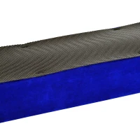 HOMCOM Barra de Equilibrio Gimnasia Plegable 210 cm Barra de Gimnasia Artística para Niños Adultos Entrenamiento en Casa Azul(m-9)