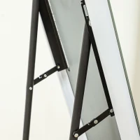 HOMCOM Espejo de Cuerpo Entero con Luz LED 150x40 cm con Iluminación de 3 Colores Función de Memoria y Táctil Inteligente Negro(m-9)