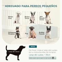 PawHut Sofá para Perros Pequeños 64x45x36 cm Tapizado en Terciopelo con Cojín Lavable y Patas de Madera de Abedul Azul Verdoso(m-7)