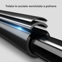 SPORTNOW Set 2 Barre per Dip Regolabile su 4 Altezze con Maniglie Antiscivolo in Acciaio, 70x50x80-105 cm, Nero(m-7)