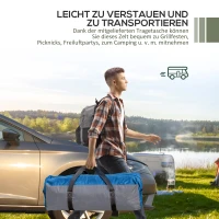 Outsunny Event Shelter 3,5 x 3,5m Paviljoen met Haak Deur Waterafstotend Winterbestendige Tuinpaviljoen Blauw(m-6)