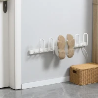 HOMCOM 60 W elektrische schoenendroger voor 3 paar schoenen, huishoudelijk aan de muur(m-2)