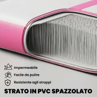 SPORTNOW Tappetino Gonfiabile Ginnastica 2.05 m con Pompa Elettrica e Borsa Trasporto(m-5)