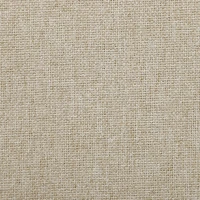 HOMCOM Accent Chair, Removable Pillow Linen Armchair with Comfy Spring Cushion for Living Room, Bedroom, Study, Cream(m-12)