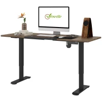 Vinsetto 72-116cm Adjustable Electric Standing Desk, with LED Display - Black(m-10)