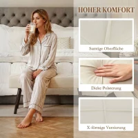 HOMCOM Sitzbank Polsterbank Bettbank, Samtoptik, 100 x 36 x 45 cm, Cremeweiß(m-4)