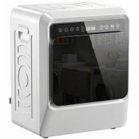 HOMCOM 5kg Vented Tumble Dryer, 1000W Compact Tumble Dryer with Smart Drying, Freestanding Stackable Clothes Drying Machine(m-1)