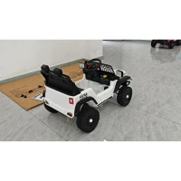 AIYAPLAY Carro Elétrico Infantil 12V, Controlo Remoto, Bateria de Lítio, Partida Progressiva, Suspensão 4 Rodas, Branco(m-3)