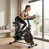 SPORTNOW Bici Casa, Stazionaria con APP, Resistenza Magnetica 0-100%(m-2)