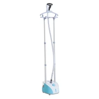 HOMCOM Dampfglätter Dampfbügeleisen Dampfbürste Station Vertikal, 1800W, 2L, ABS, Blau(m-1)