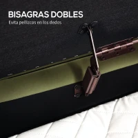HOMCOM Banco para Pie de Cama con Almacenaje Tapizado en Terciopelo Patas Doradas y Diseño Elegante Ovalado 108x44x43,5cm Verde Oscuro(m-7)