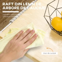 HOMCOM Insulă de Bucătărie pentru Ustensile și Accesorii cu Sertare, Dulap și Suport pentru Prosoape, 110x49.5x89.5 cm, Alb(m-7)