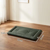 PawHut Waterproof Dog Bed, Foldable Pet Bed with Anti-Slip Bottom, Machine Washable for Small Puppies and Cats, 90 x 60 x 5 cm(m-3)