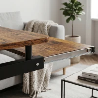 HOMCOM Movable Computer Desk with 4 Moving Wheels and Keyboard Tray(m-9)