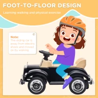 AIYAPLAY Foot to Floor Ride on Sliding Car Mercedes-Benz 300S Licensed for 18-48 months(m-7)