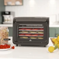 HOMCOM 35-70°C Six-Tray Food Dehydrator - Black(m-2)