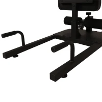 Banc à squat appareil à abdominaux acier noir(m-8)