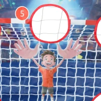 HOMCOM Cage de handball enfant exterieur but 5 zones cibles ballon de handball gonflable pompe 162 x 60 x 106 cm blanc(m-7)