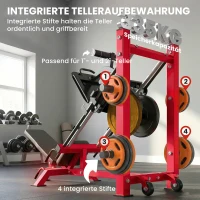 SPORTNOW leg press thuis beentraining krachttraining onderlichaam quadriceps bilspieren hamstrings fitnessapparaat(m-8)