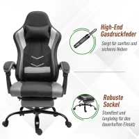 Vinsetto ergonomische bureaustoel en gamingstoel(m-6)