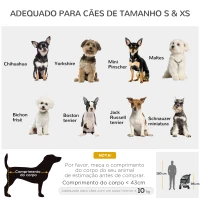 PawHut Carrinho para Animais de Estimação Dobrável Carro para Cães e Gatos com Capô Ajustável Cesta de Armazenamento Cinto de Segurança Tecido Oxford 600D Aço 76,5x52x95cm Cinza(m-4)