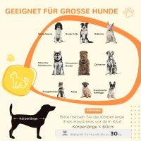 PawHut Hondenbench, puppybench, met opbergruimte, waterafstotend kussen, stalen gaas, verstelbare poten, 94x60x71,5 cm(m-4)