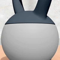 Kettlebell 6kg - Collaboration Aosom.fr x FFHandball - haltère avec poignée antidérapante, gris et bleu(m-8)