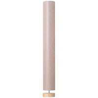 HOMCOM Floor Lamp for Living Room, 120cm Modern Standing Lamp with Linen Shade and Wooden Base, Cream(m-10)