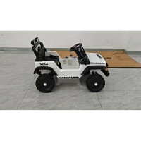 AIYAPLAY Carro Elétrico Infantil 12V, Controlo Remoto, Bateria de Lítio, Partida Progressiva, Suspensão 4 Rodas, Branco(m-5)