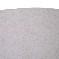 HOMCOM Lampadaire design contemporain dim. 40L x 40l x 160H cm 40 W max. 3 étagères intégrées bois massif pin métal noir lin beige(m-9)