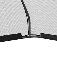 SPORTNOW Voetbaldoel 300 x 200 cm voor tuin en buiten, voor jongeren en volwassenen, met scheurvast net en afgeronde hoeken(m-11)