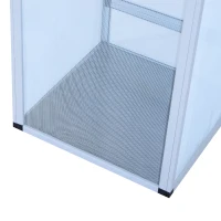 PawHut Reptile Tank Cage Aluminum Vivarium Waterproof Pet Breeder Breeding Snake Lizard Turtle Spider Tall Enclosure (Large Size)(m-5)