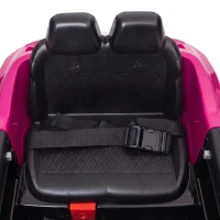 AIYAPLAY 12V elektrische kinderauto met afstandsbediening, 2 motoren, soft start, 4-wielvering, led-koplampen, claxon en muziek(m-13)