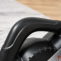 HOMCOM Mini Thuistrainer Pedaletrainer voor Beentraining Pedal-Trainer met Bevestigingsriem Antislipmat(m-9)