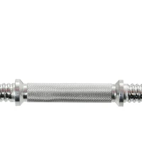 HOMCOM 2x Korte Halters, 50 kg Halterset met 2 korte halterstangen(m-12)