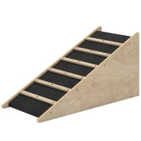 PawHut Halter voor 10 korte halters, 5 niveaus, stevig stalen frame, tot 100 kg, zwart, 66 x 35 x 33 cm(m-10)