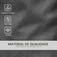 Outsunny Pack de 4 Sacos de Lastro Enchíveis para Carpa Tenda e Toldo Volume Máx. 15kg Ø14x42 cm Preto(m-6)