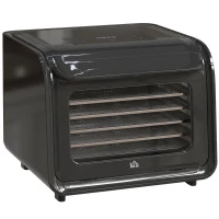 HOMCOM 35-70°C Six-Tray Food Dehydrator - Black(m-1)