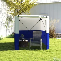Outsunny 2 x 2m Pop-Up Gazebo, with Accessories - Dark Blue(m-9)