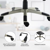 HOMCOM Bureaustoel directiestoel kantoorstoel draaistoel stoel fauteuil kantoor(m-5)