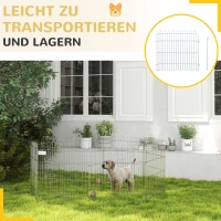 PawHut Ren puppy-uitloop puppyhek box voor dieren puppyhek 4 maten(m-5)