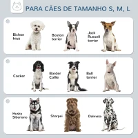 PawHut Comedouro Elevado para Cães com 2 Tigelas Desmontáveis de 1200ml e Altura Ajustável de 3 Níveis Comedouro para Animais de Estimação com Tigelas de Aço Inoxidável 44x27,7x28cm Cinza(m-7)