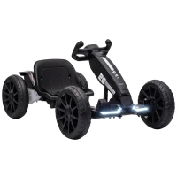 AIYAPLAY Elektrische skelter voor kinderen 12V met 2 motoren, verstelbare zit, soft start, EVA-wielen en LED-koplampen(m-15)