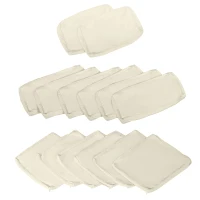 Outsunny Replacement Cushion Covers for Garden Sofa Set, Garden Rattan Sofa Cushion Polyester Cover Replacement Outdoor - No Cushion Included, Cream(m-10)