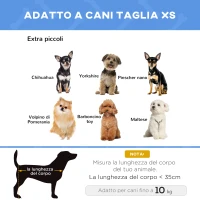 PawHut Lettino per Cani Pieghevole in Acciaio e Tessuto Oxford per Interni ed Esterni, 59x46x15 cm, Grigia(m-4)