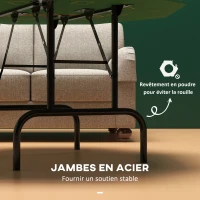SPORTNOW Table de poker pliable pour 8 joueurs, table de jeu avec porte-gobelet et bac à jetons 120 x 120 x 72 cm vert(m-7)
