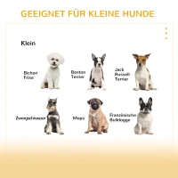 Pawhut Hondenkennel Inclusief Kussen Houten Hut Design 60cm x 40cm x 59,2cm(m-7)