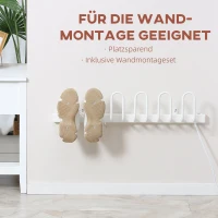 HOMCOM 60 W elektrische schoenendroger voor 3 paar schoenen, huishoudelijk aan de muur(m-6)