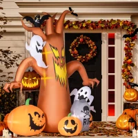 Outsunny 7.9ft Light-Up Halloween Tree Inflatable(m-10)